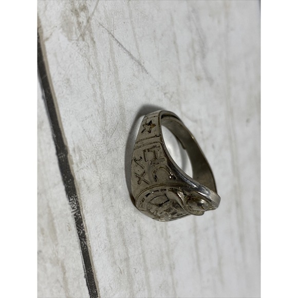 1950's - Hop-A-long Cassidy Silver Color Ring Metal  Vtg. - Picture 6 of 6